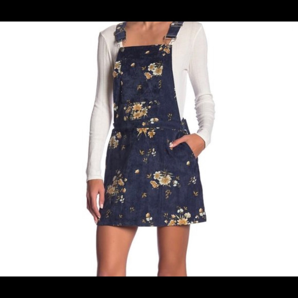 NWOT Elodie XL corduroy skirt overalls